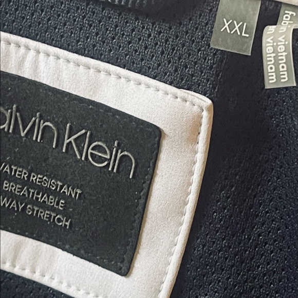 Calvin Klein mens water resistant 4 way stretch softshell jacket - Picture 8 of 12